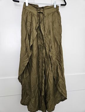 Green Tulip Palazzo Pants